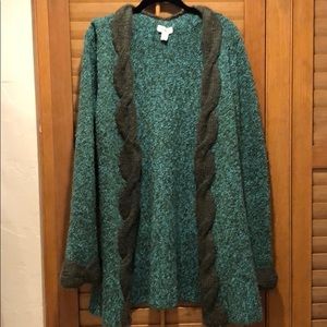 Anthropologie Open Front Sweater